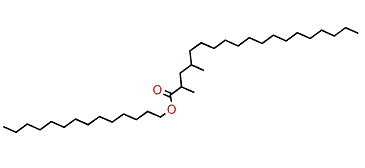 Tetradecyl anti-2,4-dimethylnonadecanoate